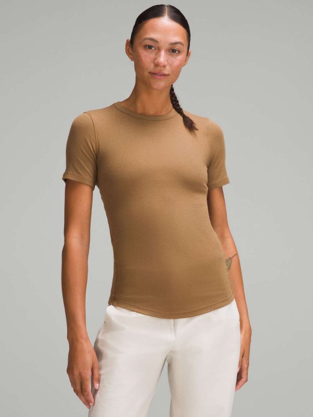Lululemon Women's Hold Tight Short Sleeve Shirt - Light Brown
